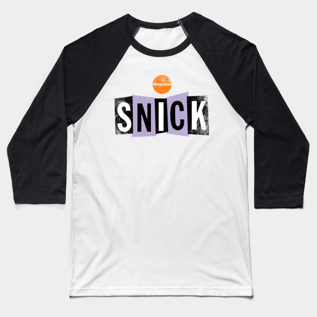 SNICK (vintage) Baseball T-Shirt by WizzKid
